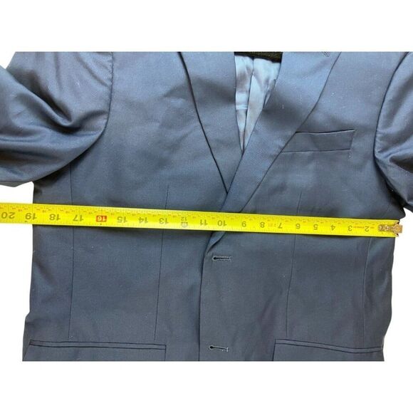 Zara Mens Suit Jacket EU 50 US 40 Blue Single Breasted Formal 8288/712 NWOT - Picture 4 of 6